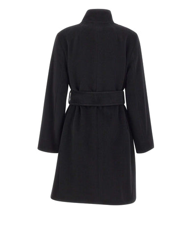 MARELLA Cappotto in lana vergine BLACK Donna 