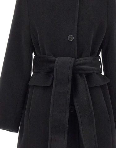 MARELLA Cappotto in lana vergine BLACK Donna 