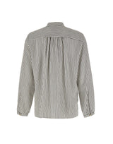 Blusa in twill a righe 2623116111200 003 MARELLA 