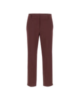 MARELLA Pantaloni in misto cotone stretch RED Donna 