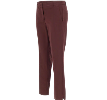MARELLA Pantaloni in misto cotone stretch RED Donna 