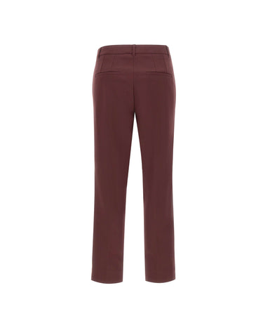 MARELLA Pantaloni in misto cotone stretch RED Donna 