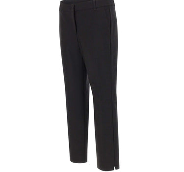 MARELLA Pantaloni in misto cotone stretch BLACK Donna 
