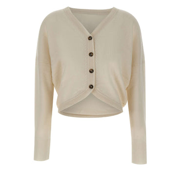 MARELLA Cardigan "Alacre" in cashmere WHITE Donna 