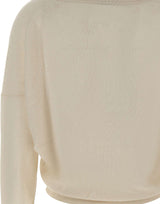 MARELLA Cardigan "Alacre" in cashmere WHITE Donna 