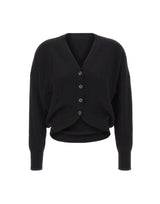 MARELLA Cardigan "Alacre" in cashmere BLACK Donna 