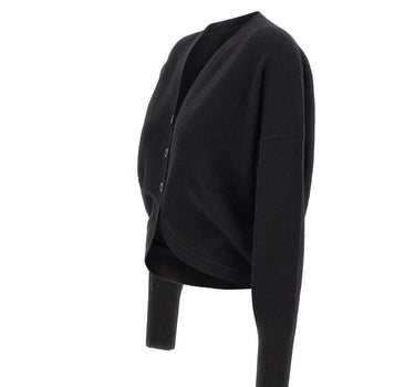 MARELLA Cardigan "Alacre" in cashmere BLACK Donna 