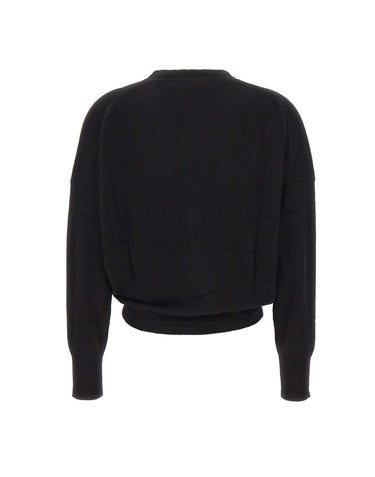MARELLA Cardigan "Alacre" in cashmere BLACK Donna 