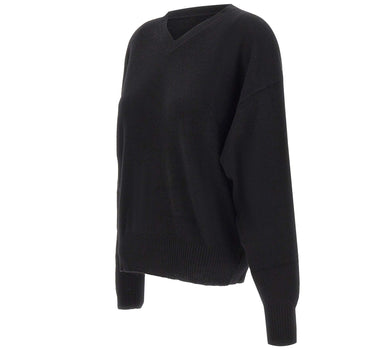 MARELLA Maglia "Cinta" in cashmere BLACK Donna 