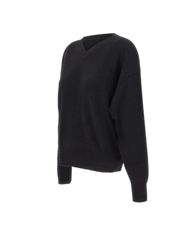 MARELLA Maglia "Cinta" in cashmere BLACK Donna 