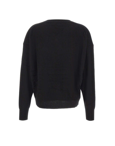 MARELLA Maglia "Cinta" in cashmere BLACK Donna 