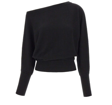 MARELLA Maglia "Gola" in cashmere BLACK Donna 