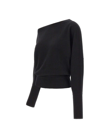 MARELLA Maglia "Gola" in cashmere BLACK Donna 