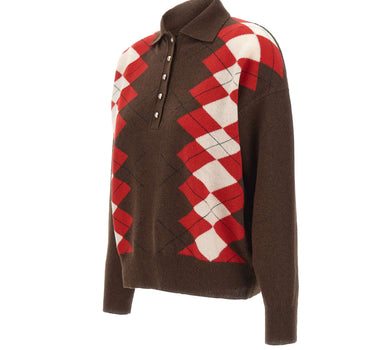 MARELLA Polo in maglia "Sequoia" BROWN Donna 