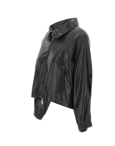 MARELLA Giacca in eco pelle BLACK Donna 