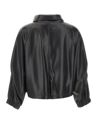 MARELLA Giacca in eco pelle BLACK Donna 