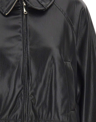 MARELLA Giacca in eco pelle BLACK Donna 