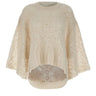 MAURIZIO MYKONOS Maglia over traforata WHITE Donna 