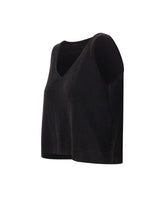 MAURIZIO MYKONOS Top in misto alpaca BLACK Donna 
