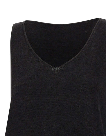 MAURIZIO MYKONOS Top in misto alpaca BLACK Donna 