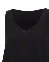 MAURIZIO MYKONOS Top in misto alpaca BLACK Donna 