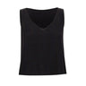 MAURIZIO MYKONOS Top in misto alpaca BLACK Donna 