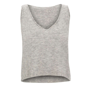 MAURIZIO MYKONOS Top in misto alpaca GREY Donna 