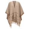MAX MARA Poncho in lana jacquard BEIGE Donna 