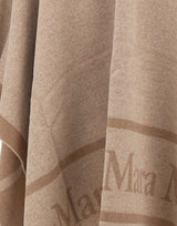 MAX MARA Poncho in lana jacquard BEIGE Donna 