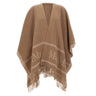 MAX MARA Poncho in lana jacquard BROWN Donna 