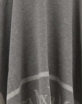 MAX MARA Poncho in lana jacquard GREY Donna 