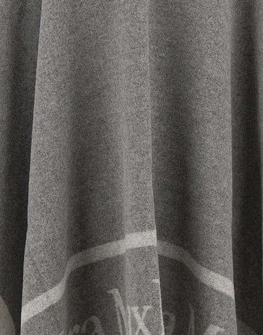 MAX MARA Poncho in lana jacquard GREY Donna 