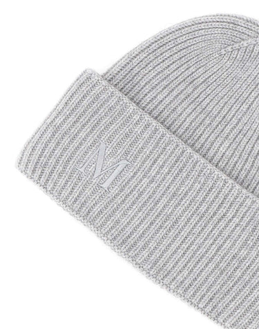 MAX MARA Cappello in cashmere a coste GREY Donna 