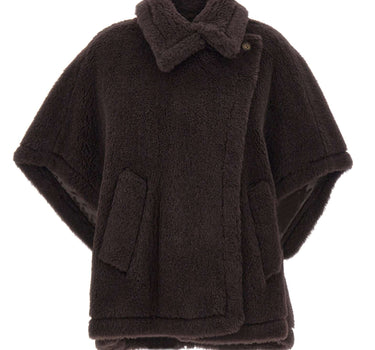 MAX MARA Mantella "Tebei" BROWN Donna 