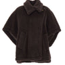 MAX MARA Mantella "Tebei" BROWN Donna 