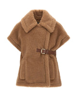 MAX MARA Cappa "New Abavo" BROWN Donna 