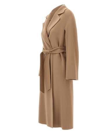 MAX MARA STUDIO Cappotto "Cles" BROWN Donna 
