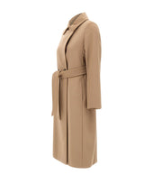 MAX MARA STUDIO Cappotto doppiopetto in lana BROWN Donna 