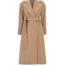 MAX MARA STUDIO Cappotto in misto cashmere, lana e alpaca BROWN Donna 