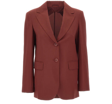Blazer monopetto in tela di lana 2626046021600 011 MAX MARA STUDIO 