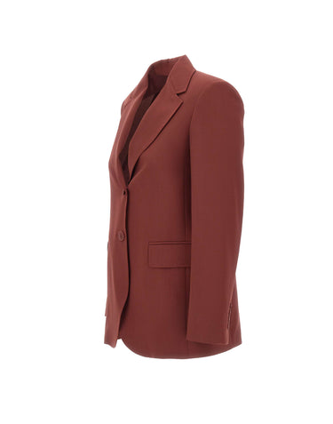 Blazer monopetto in tela di lana 2626046021600 011 MAX MARA STUDIO 