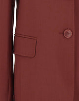 Blazer monopetto in tela di lana 2626046021600 011 MAX MARA STUDIO 