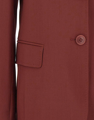 Blazer monopetto in tela di lana 2626046021600 011 MAX MARA STUDIO 