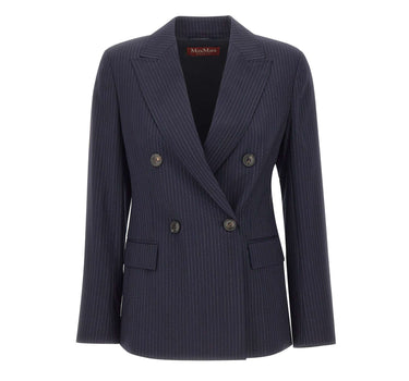 Blazer doppiopetto in tela di lana 2626046031600 006 MAX MARA STUDIO 