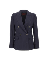 Blazer doppiopetto in tela di lana 2626046031600 006 MAX MARA STUDIO 
