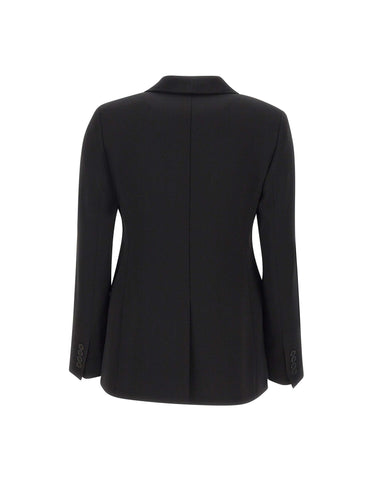 Blazer monopetto in cady 2626046055600 001 MAX MARA STUDIO 