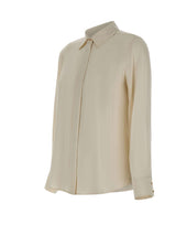 MAX MARA STUDIO Camicia in raso di seta WHITE Donna 