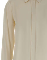 MAX MARA STUDIO Camicia in raso di seta WHITE Donna 