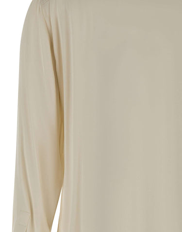 MAX MARA STUDIO Camicia in raso di seta WHITE Donna 
