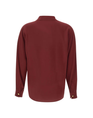 Blusa in crêpe de chine di seta 2626116061600 046 MAX MARA STUDIO 
